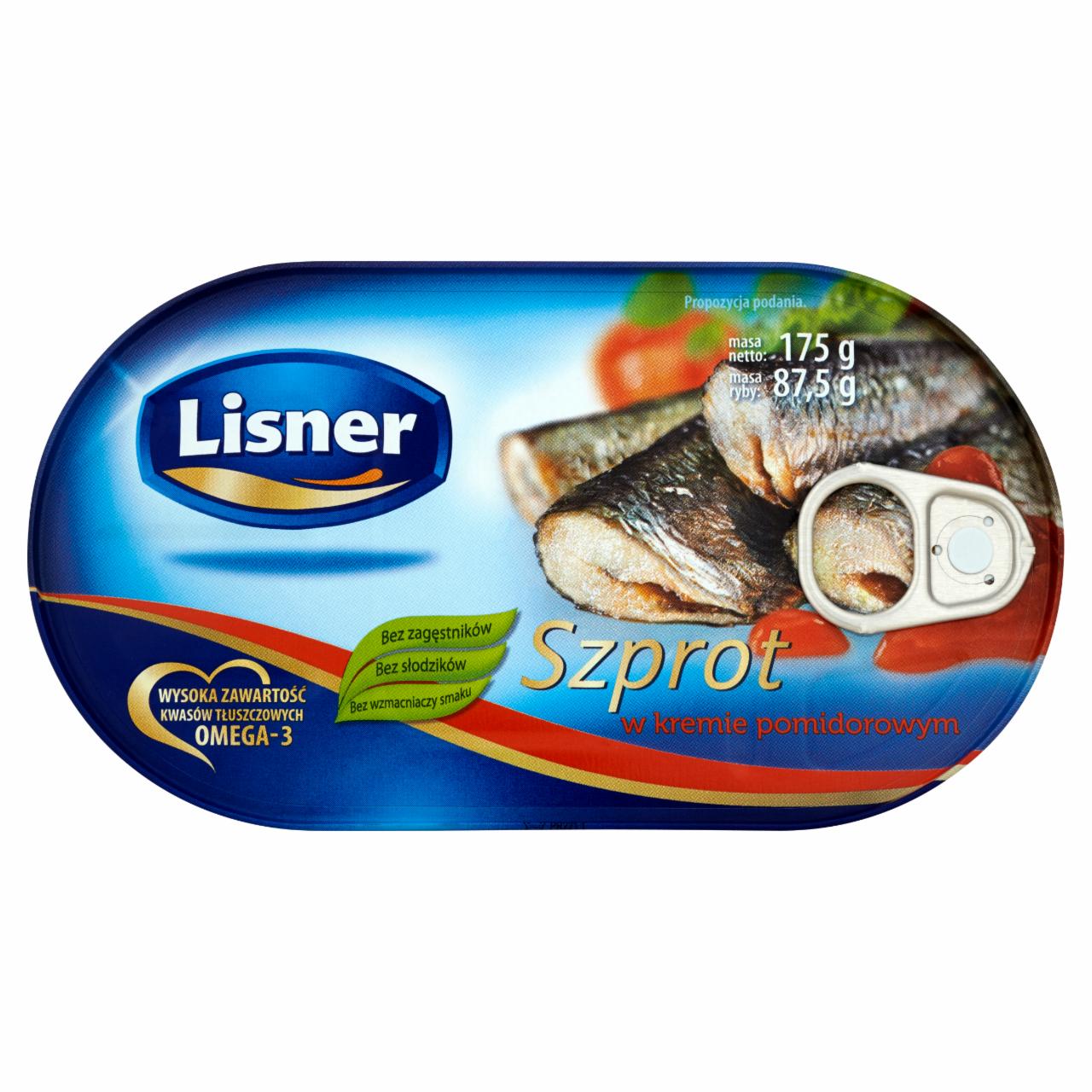 Photo - Lisner Sprats in Tomato Sauce 175 g