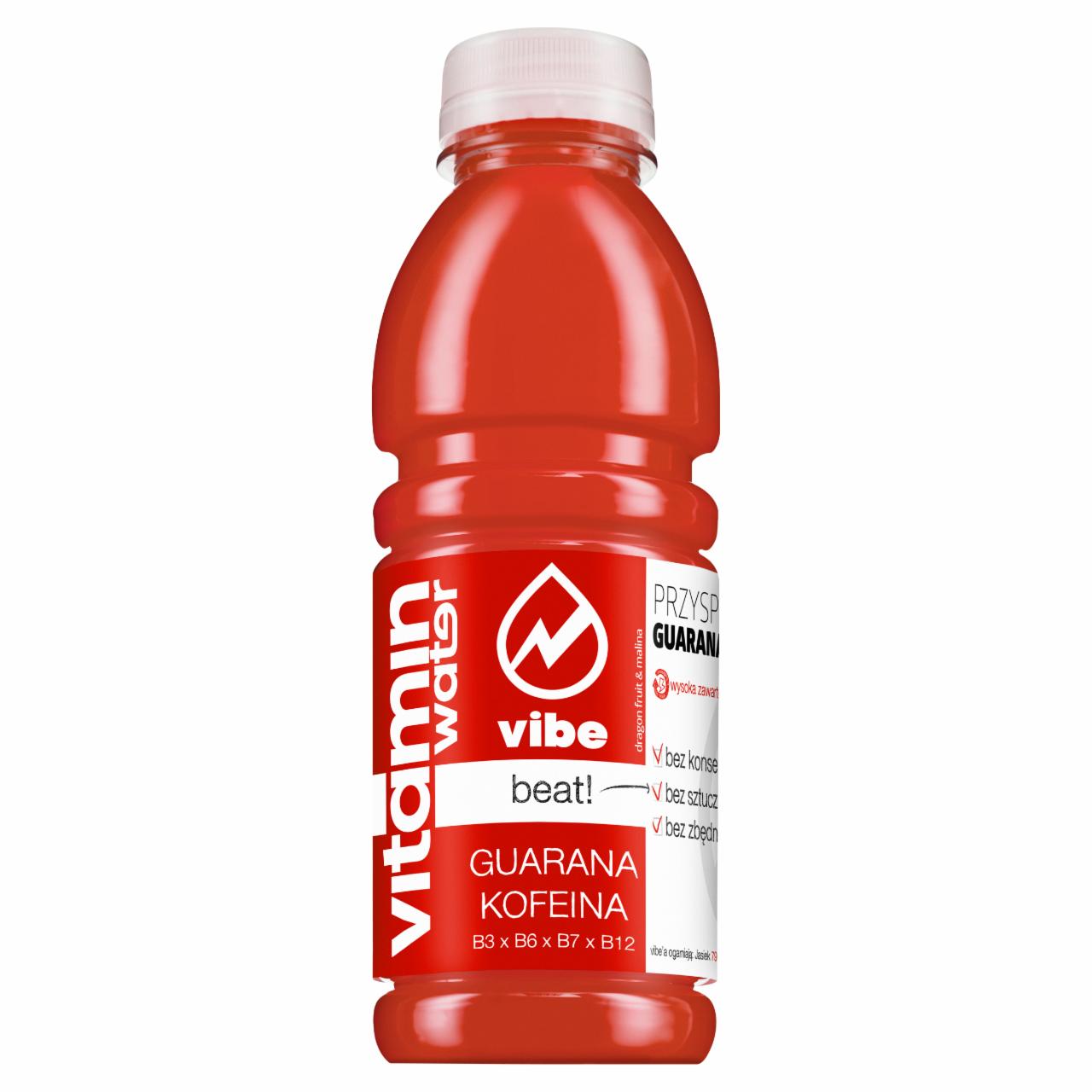 Photo - Vibe Vitamin Water Beat! Guarana Caffeine Non-Carbonated Drink 500 ml