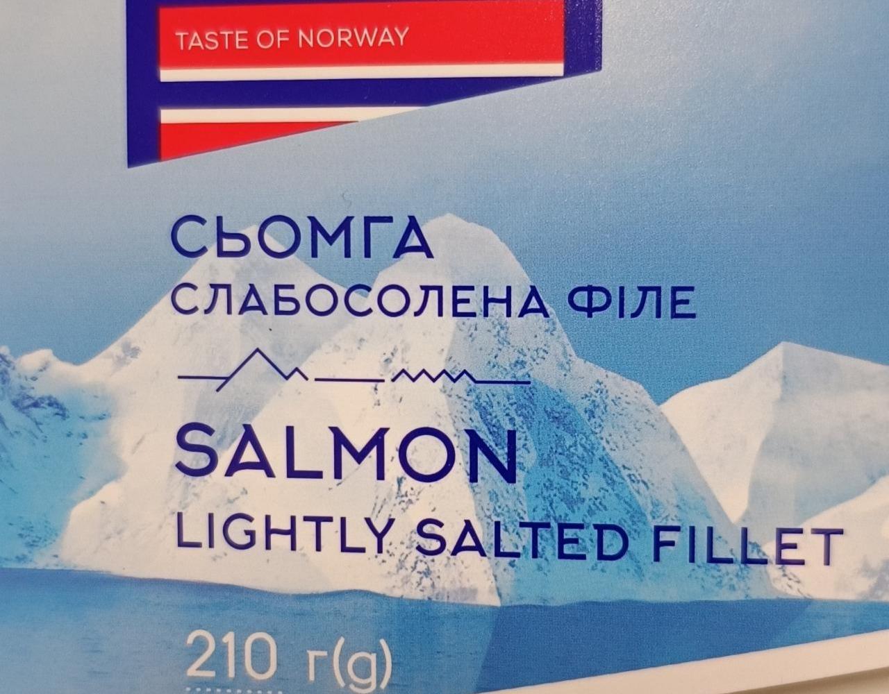 Photo - Salmon slighy salted Norven